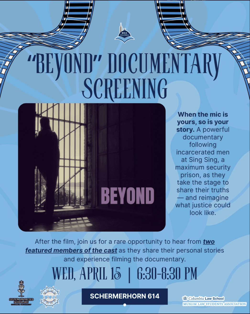 Beyond — Documentary Screening — System Impacted Scholars event